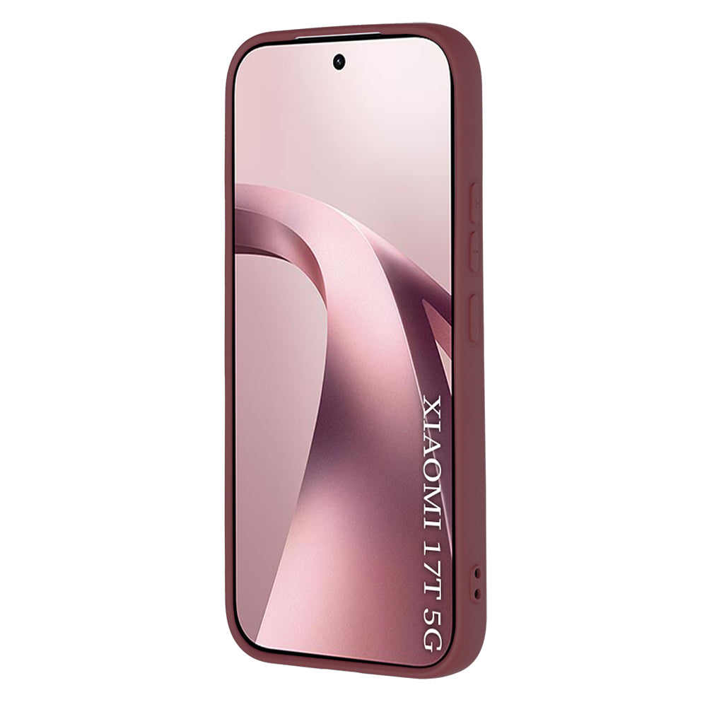 Obal na Xiaomi 17T, Techsuit, SoftFlex, vínový