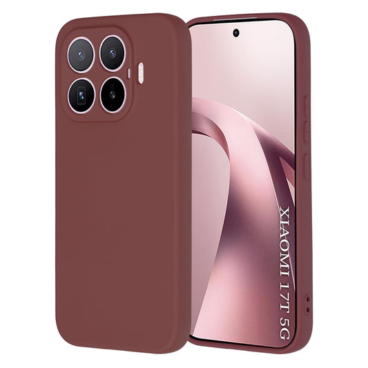 Case for Xiaomi 17T, Techsuit, SoftFlex, Burgundy