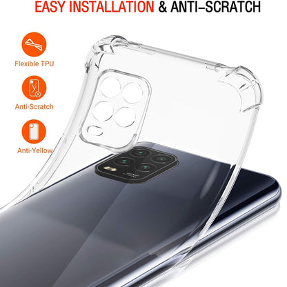 Obal na Xiaomi Mi 10 Lite 5G, Techsuit, nárazuvzdorný priehľadný, transparentný