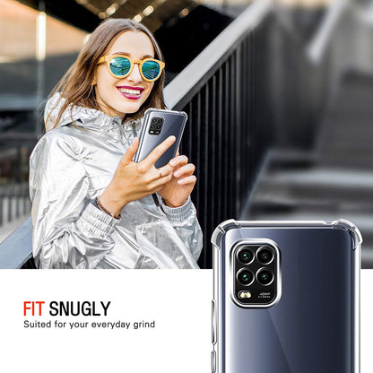 Obal na Xiaomi Mi 10 Lite 5G, Techsuit, nárazuvzdorný priehľadný, transparentný