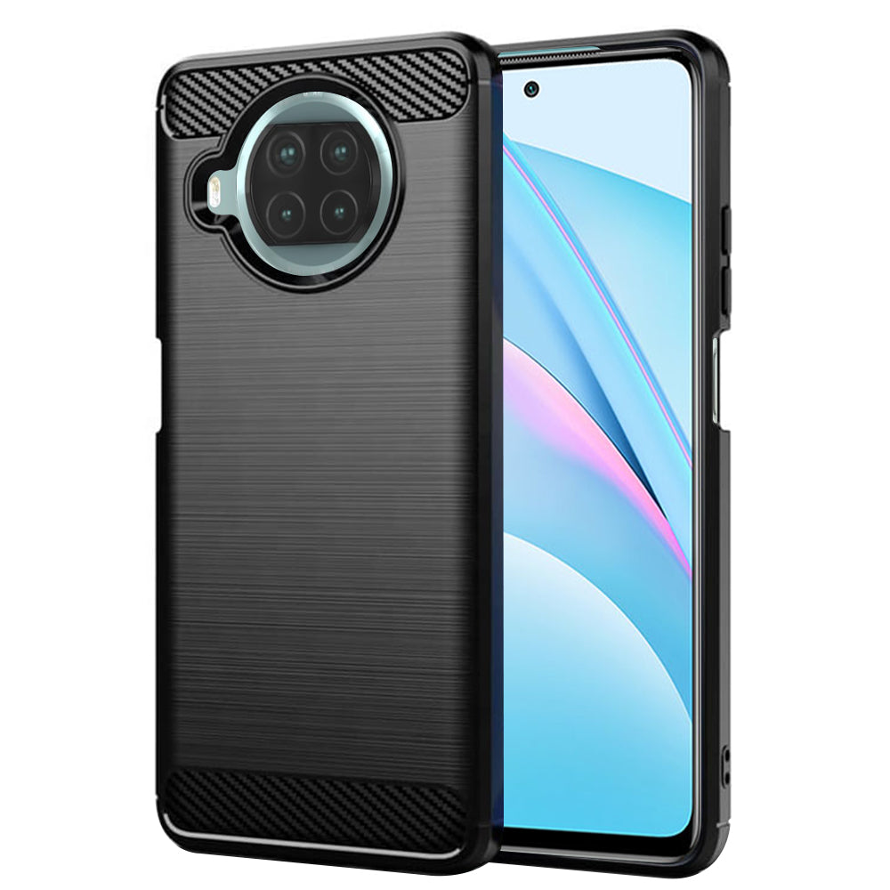 Puzdro pre Xiaomi Mi 10T Lite 5G, Techsuit, Karbón, Čierne
