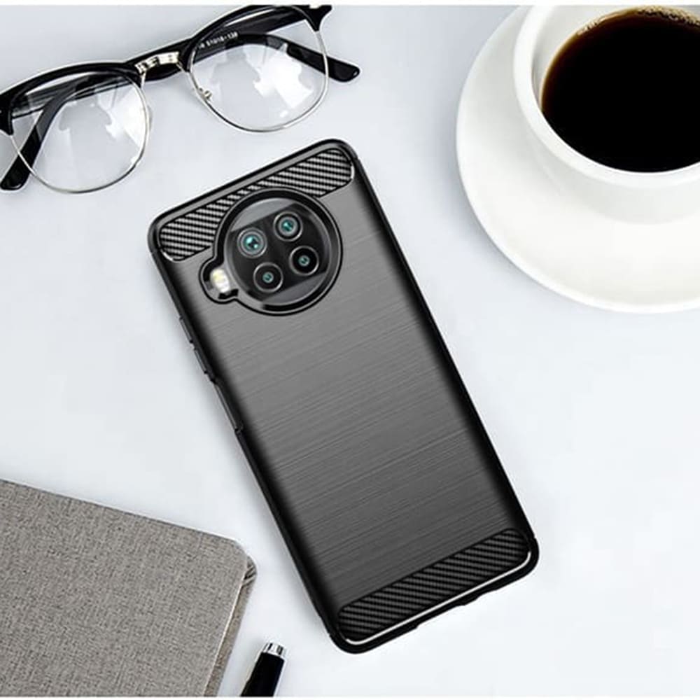 Puzdro pre Xiaomi Mi 10T Lite 5G, Techsuit, Karbón, Čierne