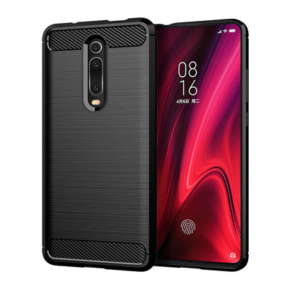 Puzdro pre Xiaomi Mi 9T Pro / 9T / Redmi K20 Pro / K20, Techsuit, Karbón, Čierne