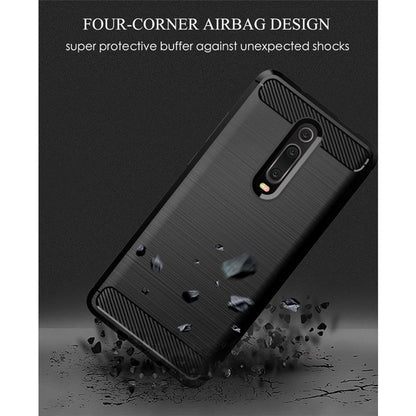Puzdro pre Xiaomi Mi 9T Pro / 9T / Redmi K20 Pro / K20, Techsuit, Karbón, Čierne