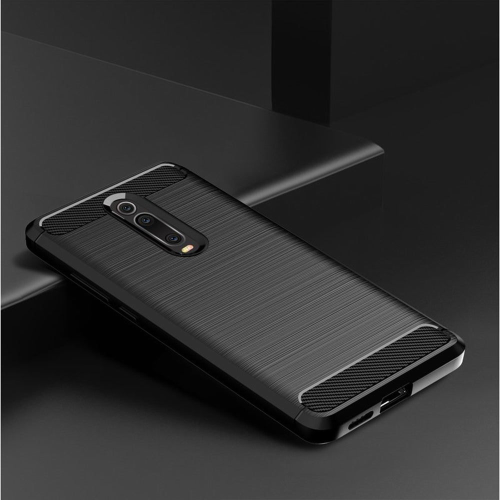 Puzdro pre Xiaomi Mi 9T Pro / 9T / Redmi K20 Pro / K20, Techsuit, Karbón, Čierne