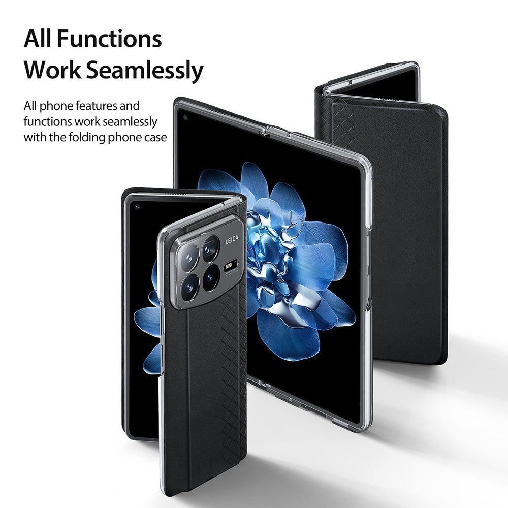 Puzdro pre Xiaomi Mix Fold 4, DUX DUCIS, Bril, Čierne