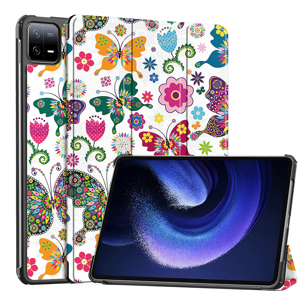 Puzdro pre Xiaomi Pad 6 / 6 Pro, Techsuit, FoldPro Butterfly, Viacfarebné