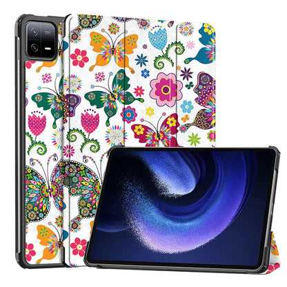 Puzdro pre Xiaomi Pad 6 / 6 Pro, Techsuit, FoldPro Butterfly, Viacfarebné