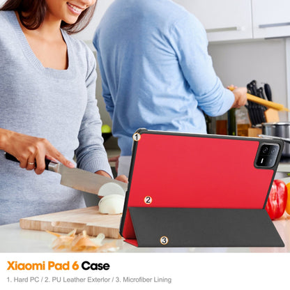 Obal na Xiaomi Pad 6 / 6 Pro, Techsuit, FoldPro, červený