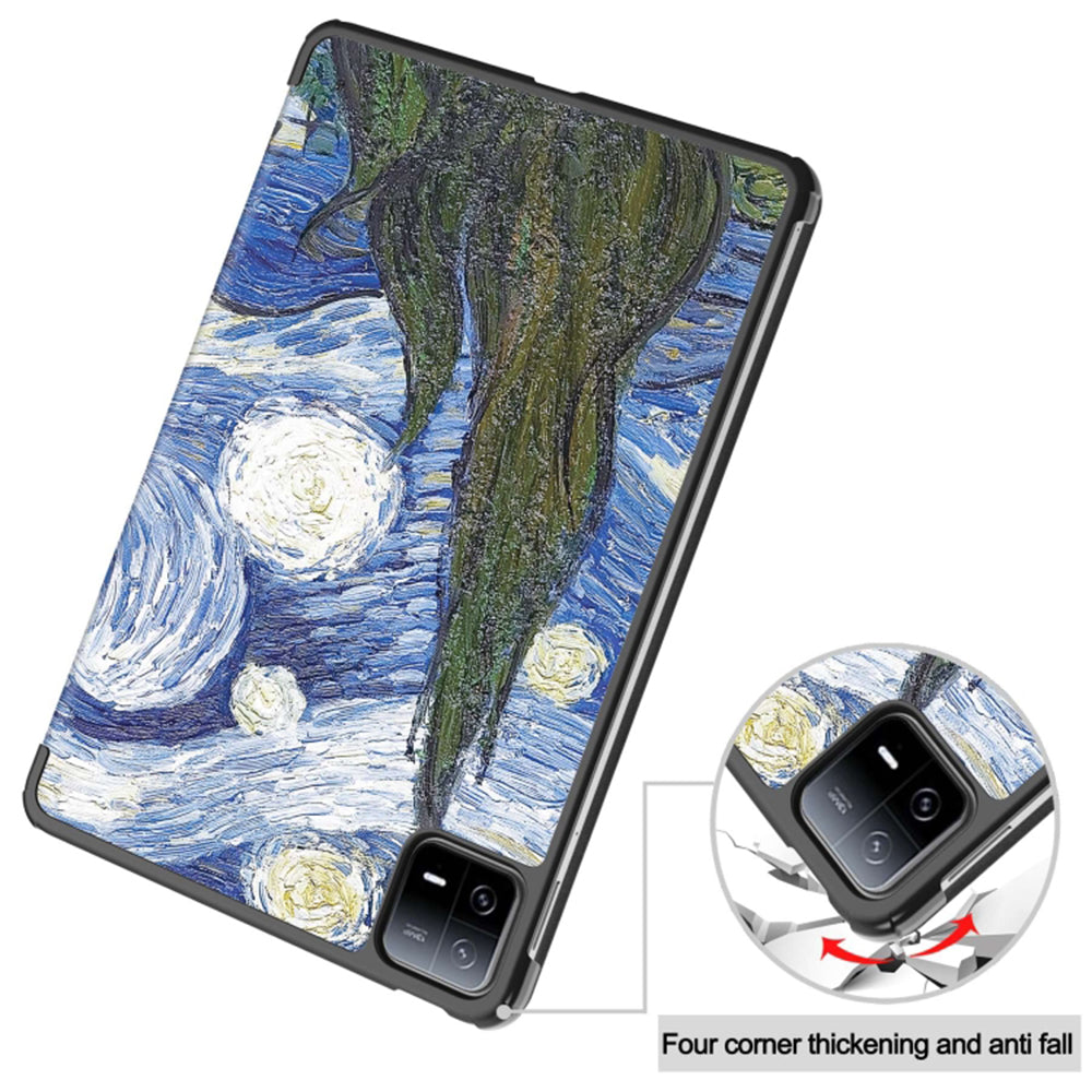 Puzdro na Xiaomi Pad 6 / 6 Pro, Techsuit, FoldPro Starry Night, viacfarebné