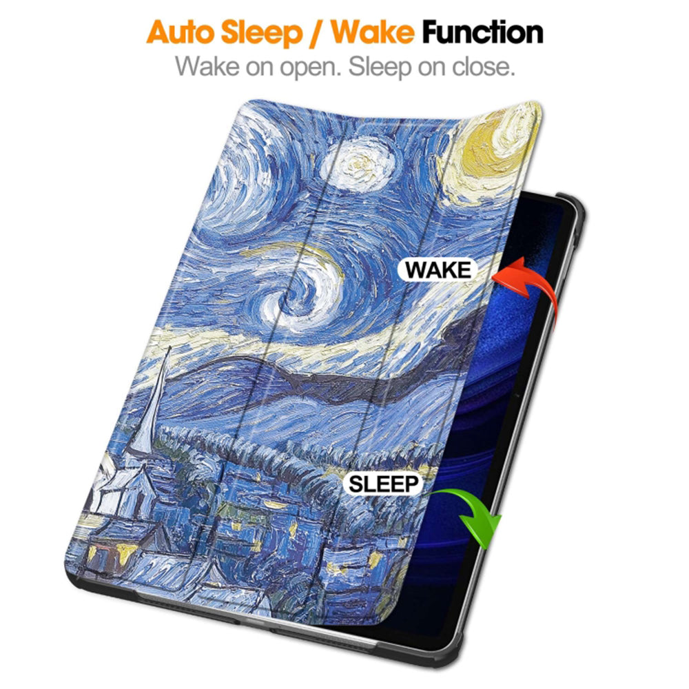 Puzdro na Xiaomi Pad 6 / 6 Pro, Techsuit, FoldPro Starry Night, viacfarebné