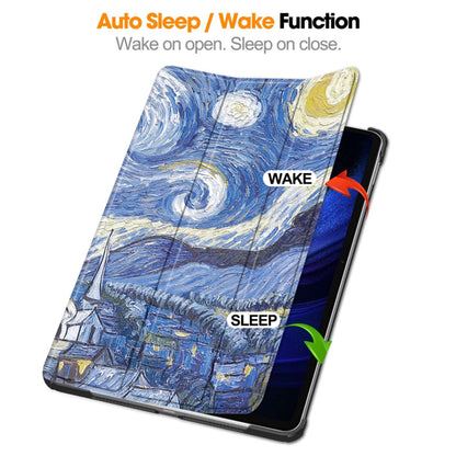 Puzdro na Xiaomi Pad 6 / 6 Pro, Techsuit, FoldPro Starry Night, viacfarebné