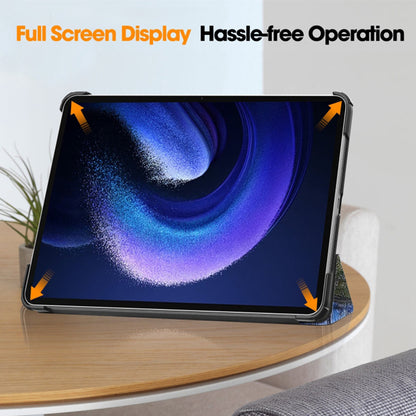 Puzdro na Xiaomi Pad 6 / 6 Pro, Techsuit, FoldPro Starry Night, viacfarebné