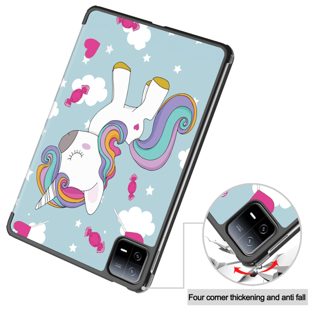Obal na Xiaomi Pad 6 / 6 Pro, Techsuit, FoldPro Unicorn, viacfarebný