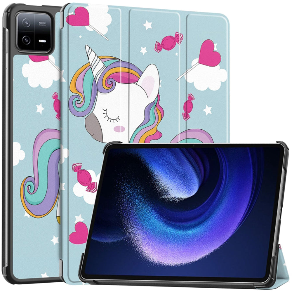 Obal na Xiaomi Pad 6 / 6 Pro, Techsuit, FoldPro Unicorn, viacfarebný