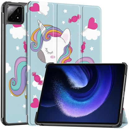 Obal na Xiaomi Pad 6S Pro 12,4, Techsuit, FoldPro Unicorn, viacfarebný