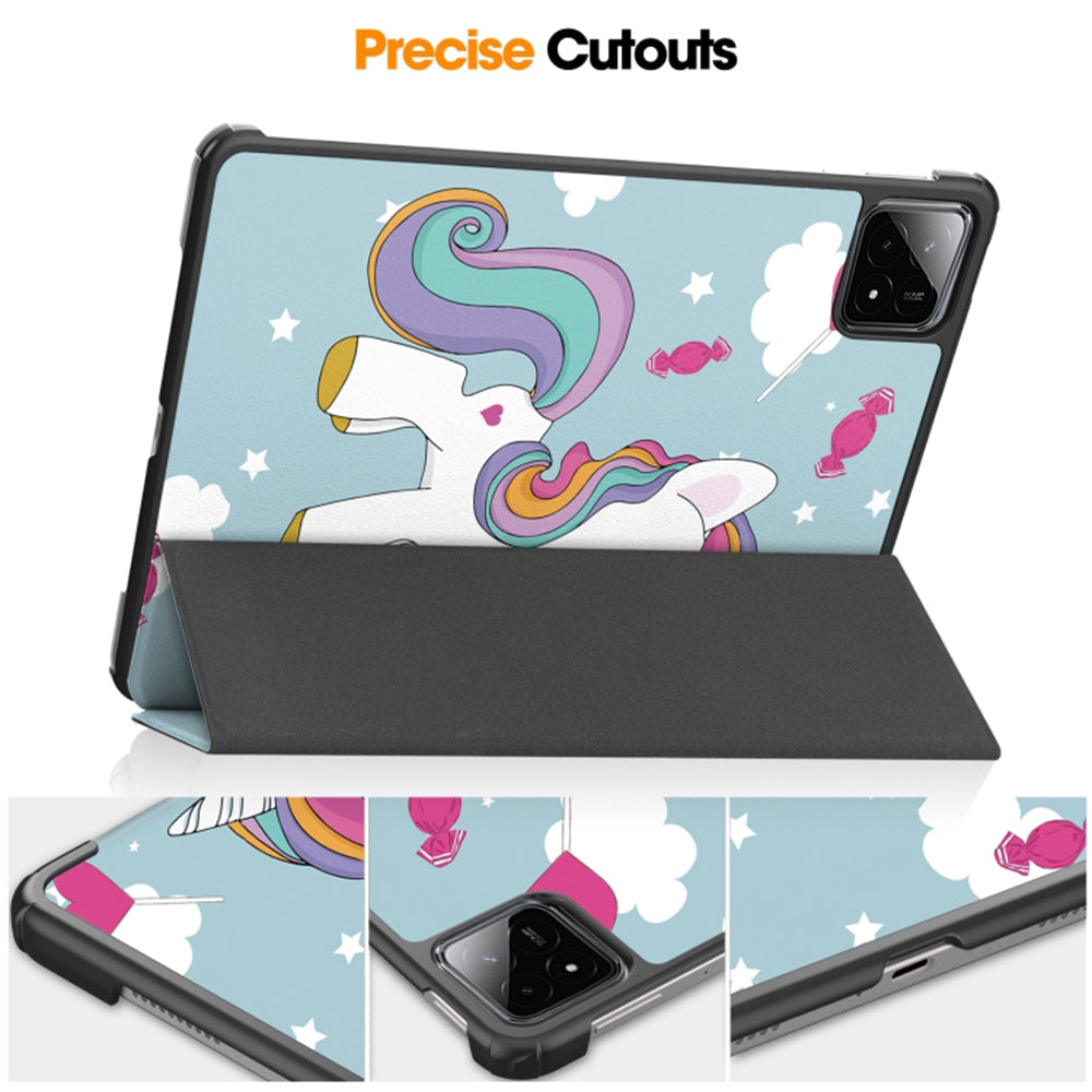 Obal na Xiaomi Pad 6S Pro 12,4, Techsuit, FoldPro Unicorn, viacfarebný