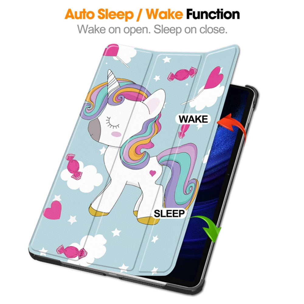 Obal na Xiaomi Pad 6S Pro 12,4, Techsuit, FoldPro Unicorn, viacfarebný