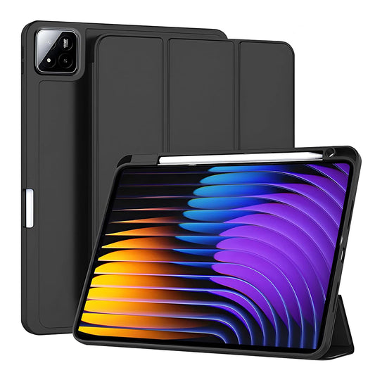 Puzdro pre Xiaomi Pad 7 / 7 Pro, Techsuit, Flex Trifold, Čierne