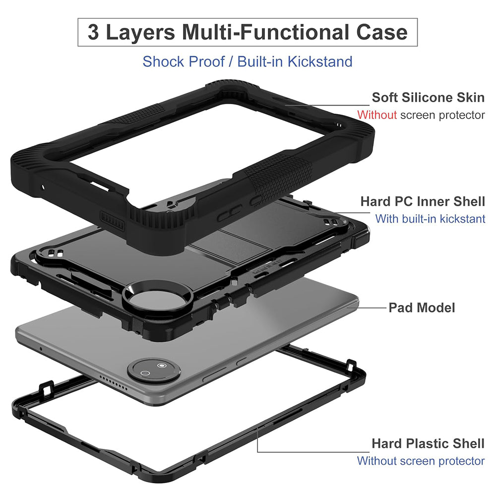 Puzdro pre Xiaomi Pad 7, Techsuit, Rugged TabShell, Čierne