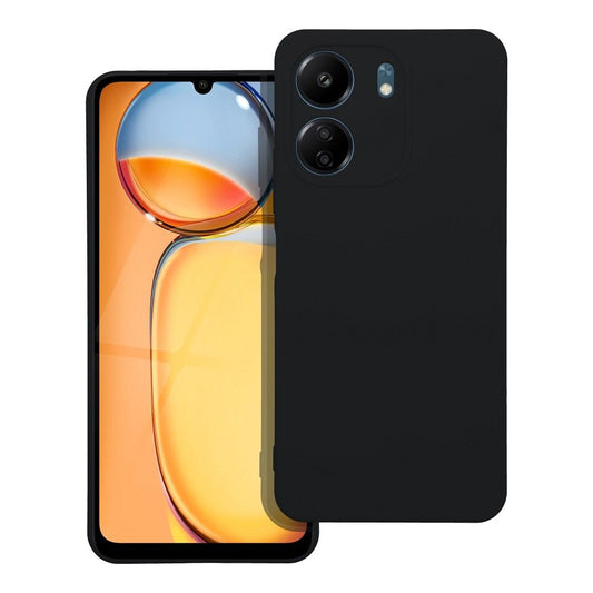 Puzdro pre Xiaomi Poco C65 / Redmi 13C, OEM, Silikón, Čierne
