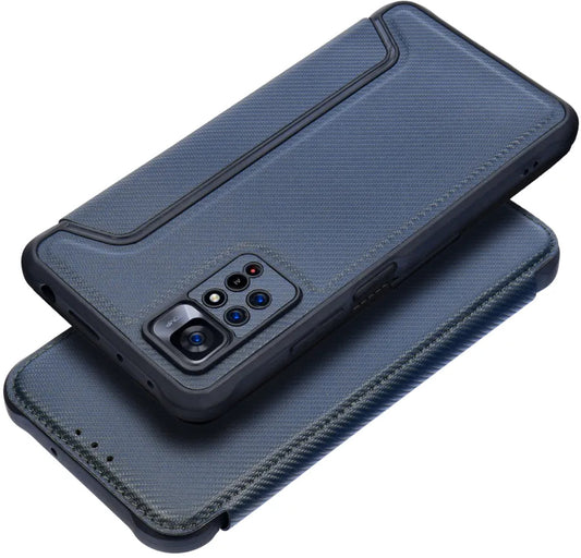 Puzdro pre Xiaomi Poco C75 5G / C75 / Redmi 14C, OEM, Razor Book, Modrá