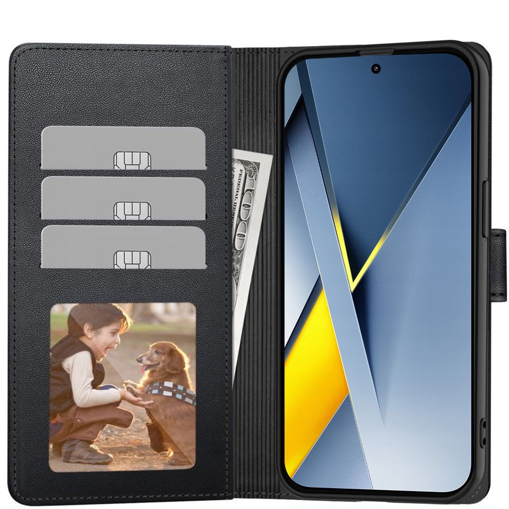 Puzdro pre Xiaomi Poco F8 Ultra, Tech-Protect, Wallet, Čierne
