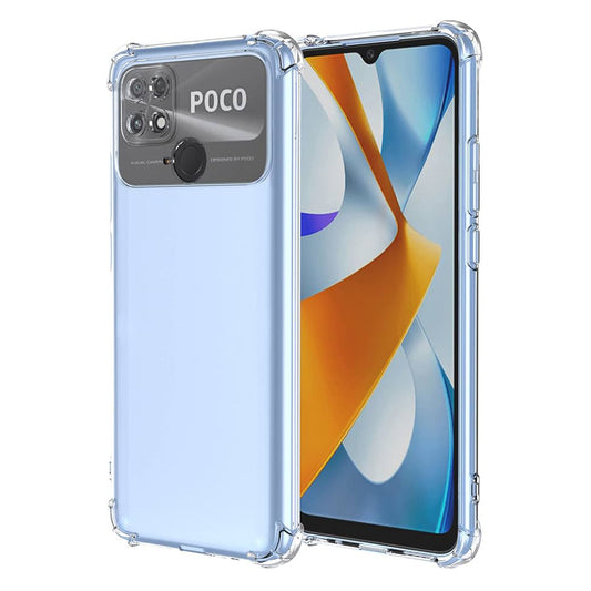 Obal na Xiaomi Poco C40, Techsuit, nárazuvzdorný priehľadný, transparentný