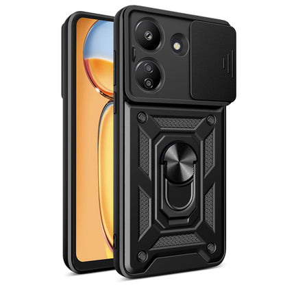 Puzdro pre Xiaomi Poco C65 / Redmi 13C, Techsuit, CamShield, Čierne