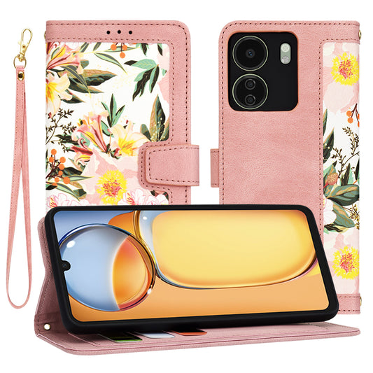 Puzdro pre Xiaomi Poco C65 / Redmi 13C, Techsuit, FlipCraft, Ružové