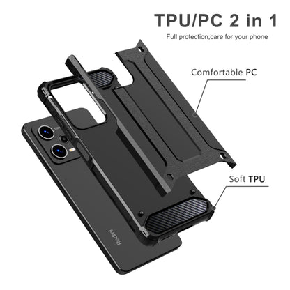Puzdro pre Xiaomi Poco C65 / Redmi 13C, Techsuit, Hybrid Armor, Čierne