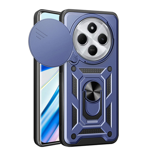 Puzdro pre Xiaomi Poco C75 / Redmi 14C, Techsuit, CamShield, Modrá