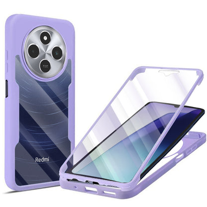 Puzdro pre Xiaomi Poco C75 / Redmi 14C, Techsuit, ColorVerse 360, Fialová