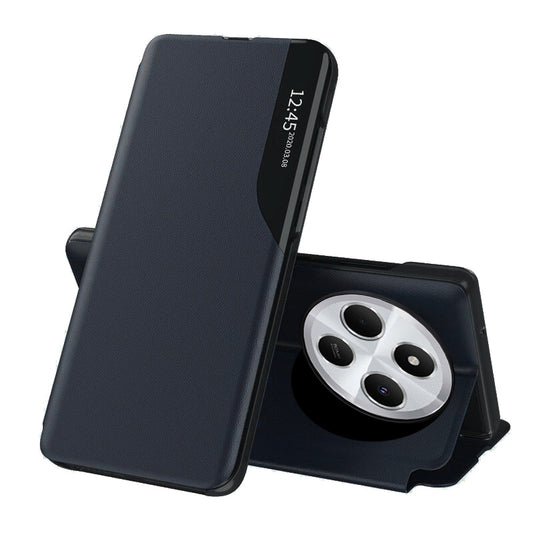 Puzdro pre Xiaomi Poco C75 / Redmi 14C, Techsuit, eFold, Tmavomodrá