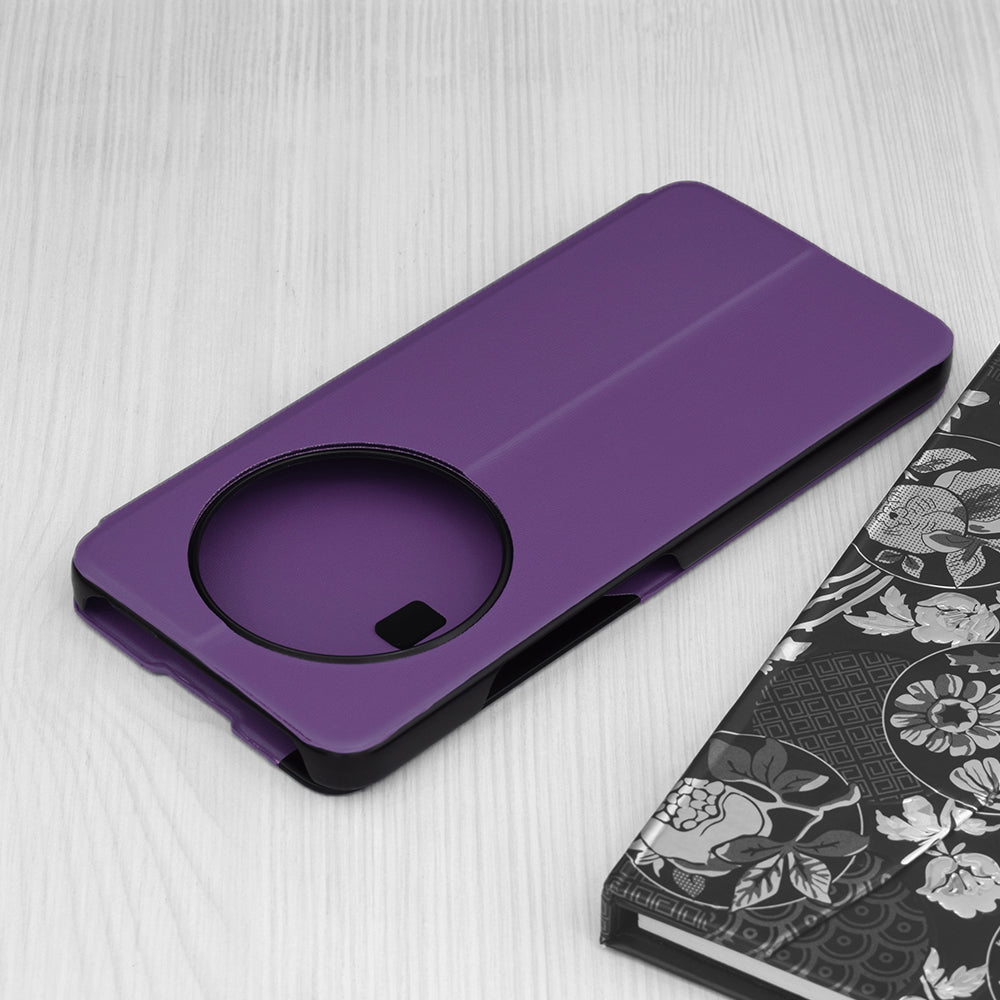 Puzdro pre Xiaomi Poco C75 / Redmi 14C, Techsuit, eFold, fialové