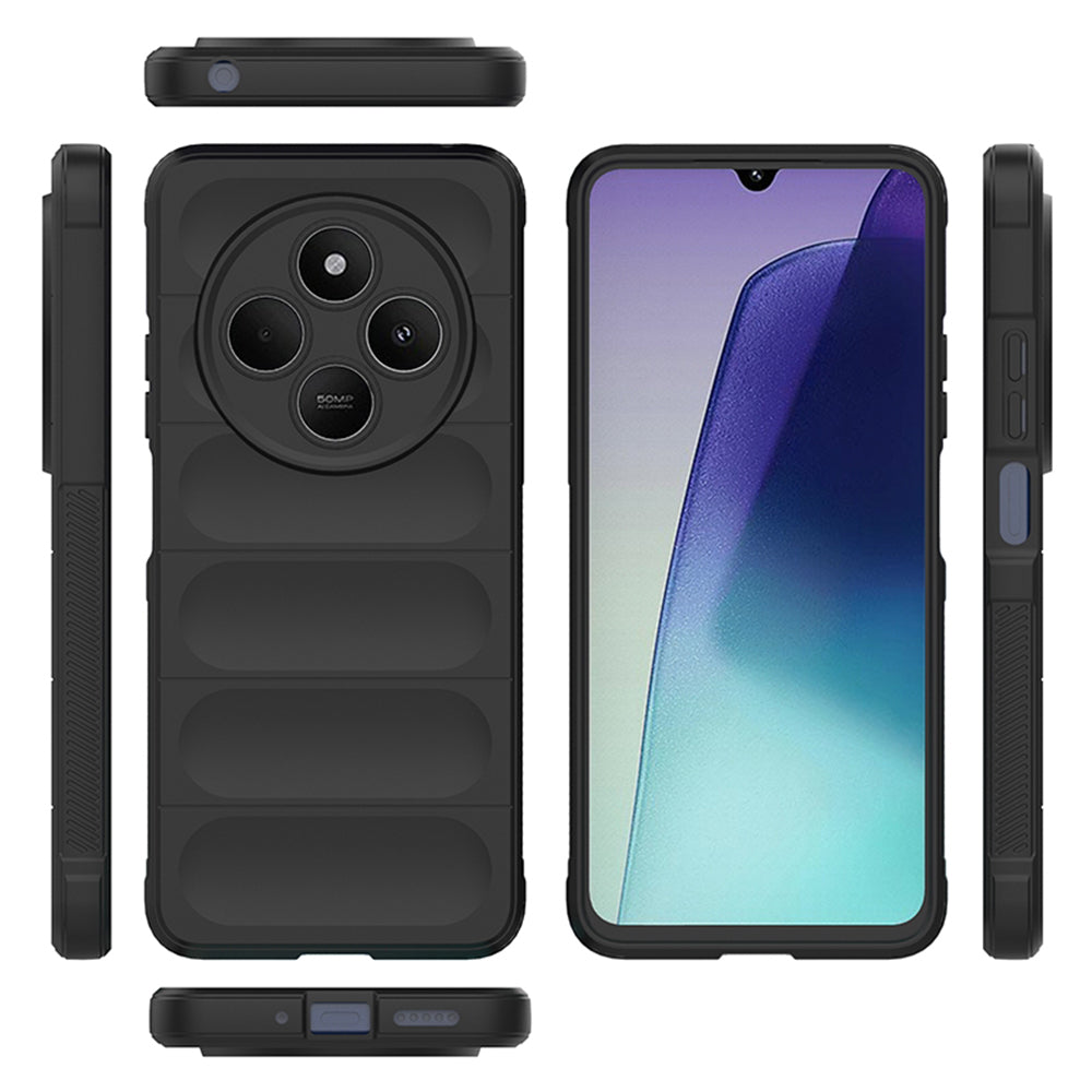 Puzdro pre Xiaomi Poco C75 / Redmi 14C, Techsuit, Magic Shield, červené