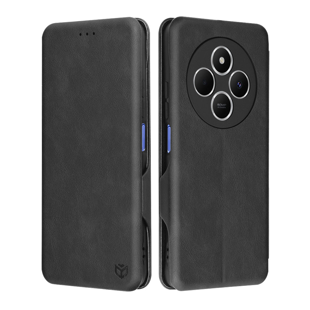 Puzdro pre Xiaomi Poco C75 / Redmi 14C, Techsuit, Safe Wallet Plus, Čierne