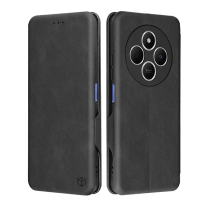 Puzdro pre Xiaomi Poco C75 / Redmi 14C, Techsuit, Safe Wallet Plus, Čierne