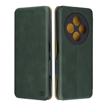 Puzdro pre Xiaomi Poco C75 / Redmi 14C, Techsuit, Safe Wallet Plus, Zelené