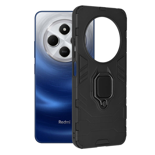 Puzdro pre Xiaomi Poco C75 / Redmi 14C, Techsuit, Shield, Čierne