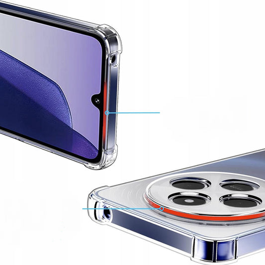 Puzdro pre Xiaomi Poco C75 / Redmi 14C, Techsuit, nárazuvzdorné priehľadné, transparentné