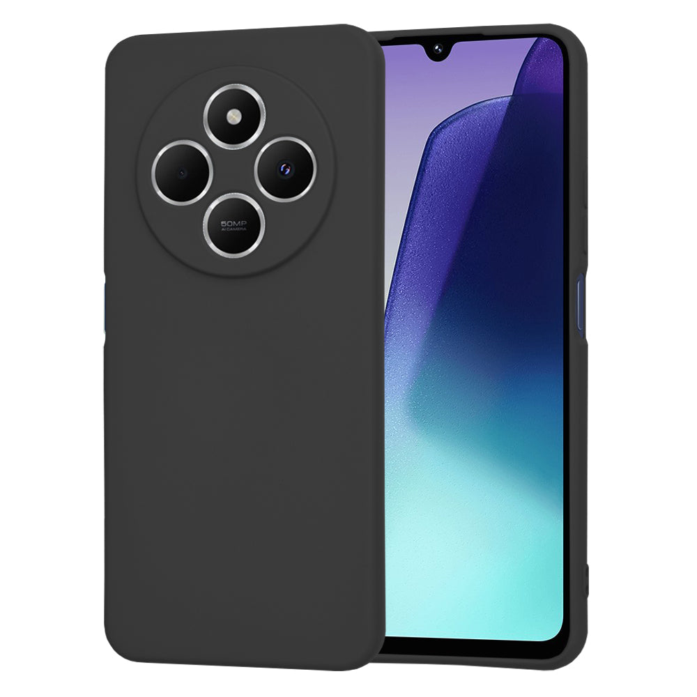 Puzdro pre Xiaomi Poco C75 / Redmi 14C, Techsuit, SoftFlex, Čierna