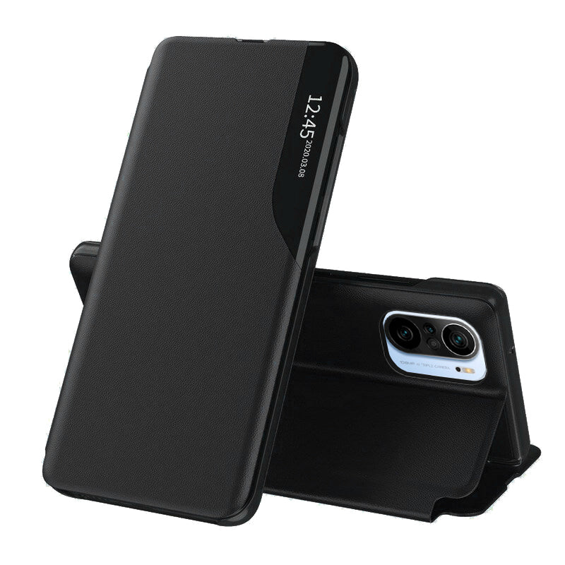 Puzdro pre Xiaomi Poco F3 / Mi 11i, Techsuit, eFold, Čierna