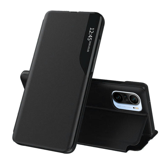 Puzdro pre Xiaomi Poco F3 / Mi 11i, Techsuit, eFold, Čierna