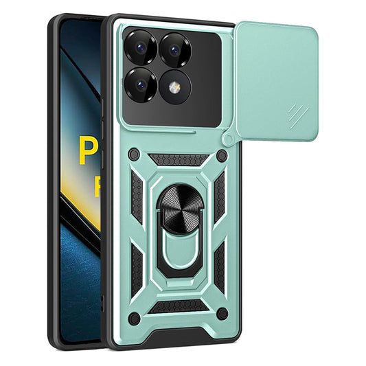Puzdro pre Xiaomi Poco F6 Pro, Techsuit, CamShield, Zelené