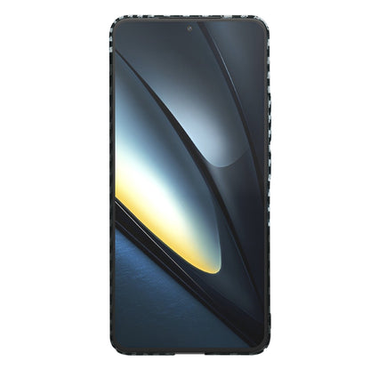 Puzdro pre Xiaomi Poco F6 Pro, Techsuit, Carbonite FiberShell, Čierna Sivá