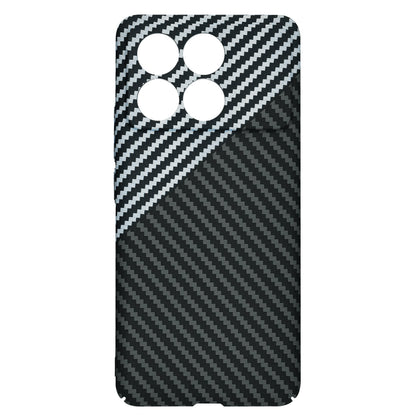 Puzdro pre Xiaomi Poco F6 Pro, Techsuit, Carbonite FiberShell, Čierna Sivá