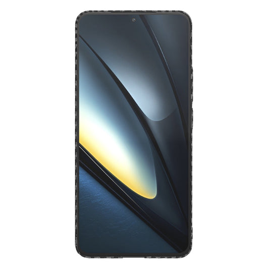 Puzdro pre Xiaomi Poco F6 Pro, Techsuit, Carbonite FiberShell, Čierne