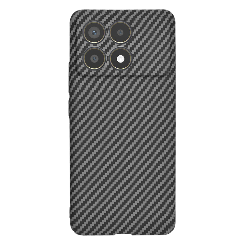 Puzdro pre Xiaomi Poco F6 Pro, Techsuit, Carbonite FiberShell, Čierne