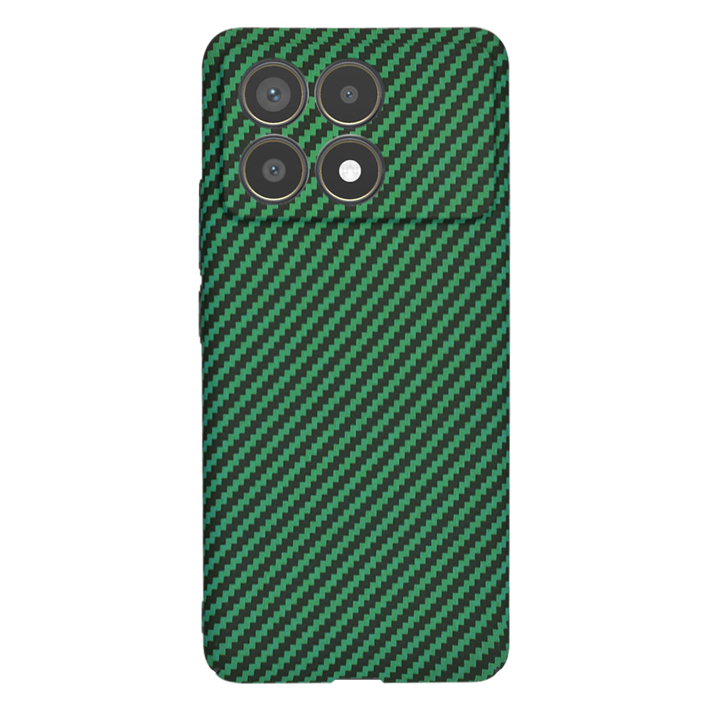 Puzdro pre Xiaomi Poco F6 Pro, Techsuit, Carbonite FiberShell, Zelené